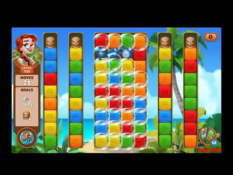 Lost Island Blast Adventure Level 736 NO BOOSTERS - A S GAMING