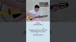 COMO TOCAR NO VIOLÃO SIMPLIFICADA - Paulo SérgioMúsicaNo dia em que parti #jovemguarda