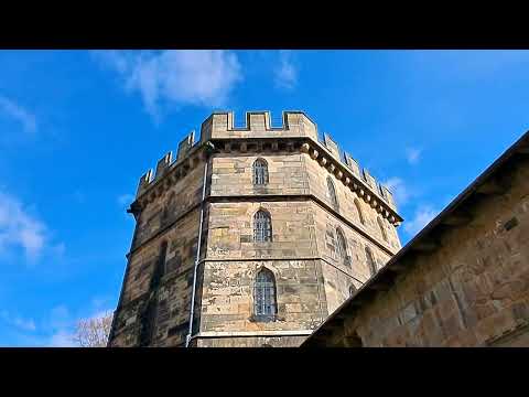 Portcullis Gates courtyard Lancaster Castle. Part 2.