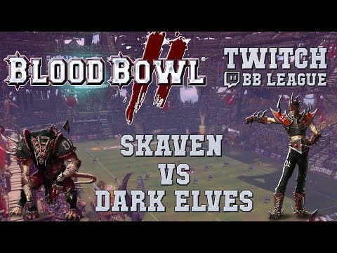 Blood Bowl 2 - Skaven (the Sage) vs Dark Elves (Killzya2Fast) - TBBL S6G3