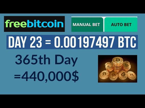 DAY 23 TARGET 0.00197497 BTC47 BTC IN 365 DAYS | 3% CONCEPT FREEBITCO.IN BITMINORS |