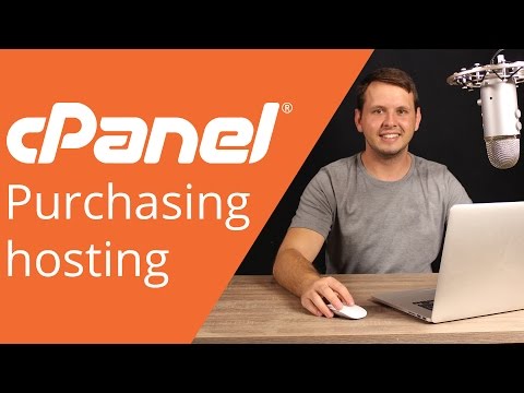 cPanel beginner tutorial 1 - How to purchase hosting