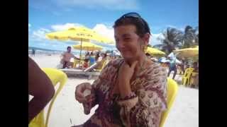 preview picture of video 'Saboreando uma lambreta! kkk (fruto do mar)  Praia de guaibim - BA'
