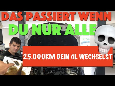 Message to all those who only change their engine oil after 25,000 km!