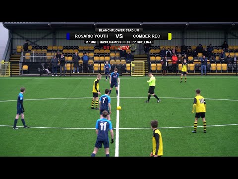 Comber Rec v Rosario - Under 15 David Campbell Third Division Cup Final - February 2022