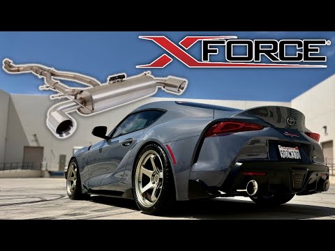 This XFORCE Exhaust Is INSANE! (A91 Supra)