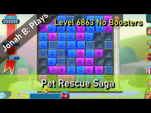Pet Rescue Saga Level 6863 No Boosters