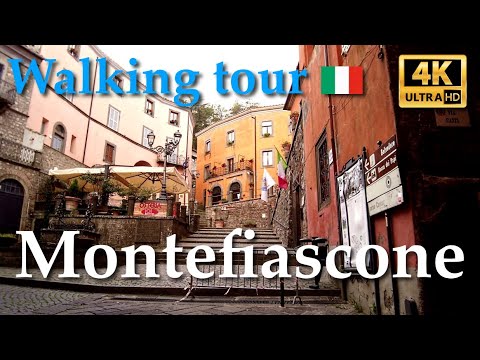 Montefiascone (Lazio), Italy【Walking Tour】With Captions - 4K