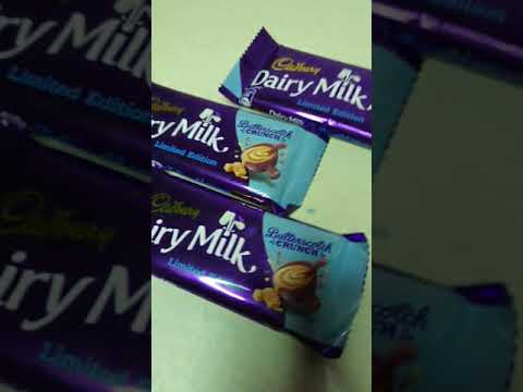 Dairy milk butterscotch crunch 😋 👌 😍