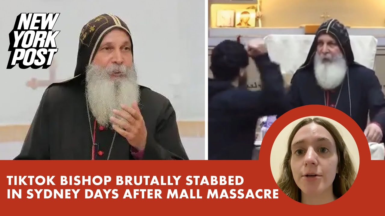 TikTok-famous bishop viciously stabbed during service in Sydney just days after mall massacre