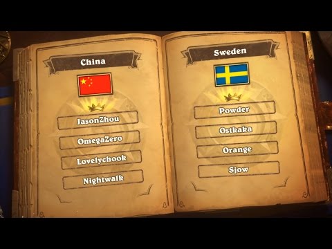 China vs Sweden - Group A - Match 1 - Hearthstone Global Games