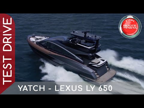 Yatch Lexus LY 650 a Ruote in Pista