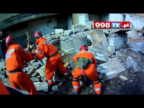 2012-04-13 Manewry grup poszukiwawczo ratowniczych w Jastrzębiu Zdrój.