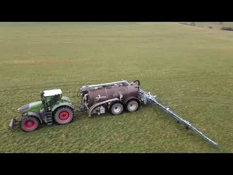 FENDT 1050 Vario & KUMM Technik Güllefass / Landwirtschaft in der Pfalz