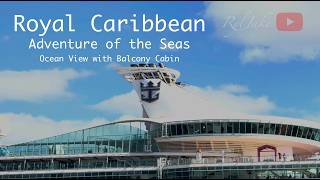 Ocean View with Balcony Cabin | Royal Caribbean | Adventure of the Seas | December 2024