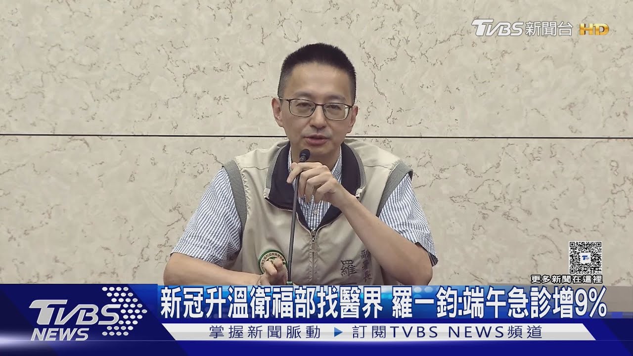 新冠升溫衛福部找醫界 羅一鈞:端午急診增9%