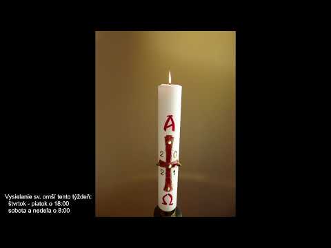 14.4.2021 Streda: sv. omša (18:00) - kazateľ br. Rudolf Bartal, OCD