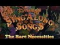 Disney Sing Along Songs The Bare Necessities VHS Unique Sections