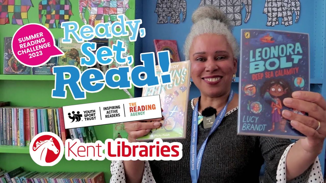 The Summer Reading Challenge 2023 is back! Ready, Set, Read! with Kent Libraries
