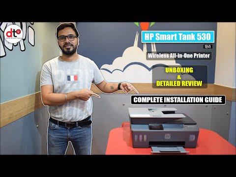 Hewlett Packard (HP) Daugiafunkcis spausdintuvas HP Smart Tank 530 spalvotas video