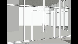 Model In-Place a Glass Door in Revit with Reference Plane - Beginner tutorial