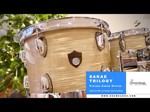 Sakae Trilogy in Vintage Cream Oyster | Drum Hangs