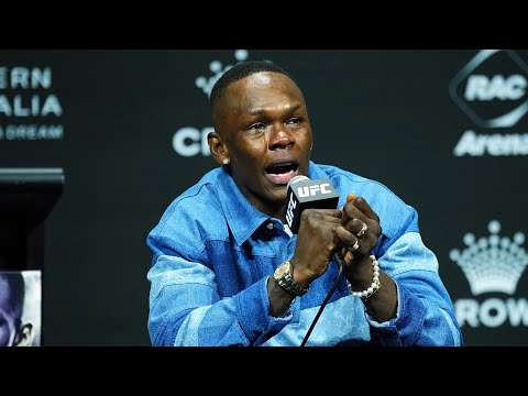 Israel Adesanya Bursts Into Tears In Explosive DDP Exchange At UFC 305 Presser