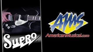 Video thumbnail for Supro Black Holiday Overview - Supro Black Holiday Electric Guitar by American Musical Supply