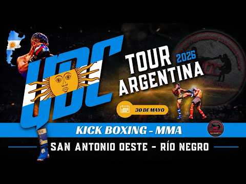 🔴 EN VIVO | UDC Tour Argentina 2026 en San Antonio Oeste | Kick Boxing & MMA