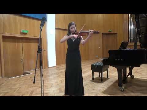 Lora Markova - Bach,  Presto from Sonata No.1