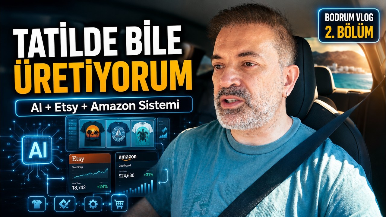 Yapay Zeka ile Tişört Tasarımı ve Amazon’a Ürün Yükleme Mantığı