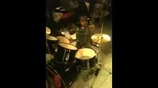 Just turned 3 - Calix on the set.