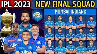 IPL 2023 | Mumbai Indians New Final Squad | MI Squad 2023 | MI Players List 2023 | MI Team 2023