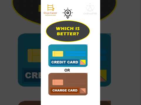 Credit Card vs Charge Card | shorts #jaiib #finance