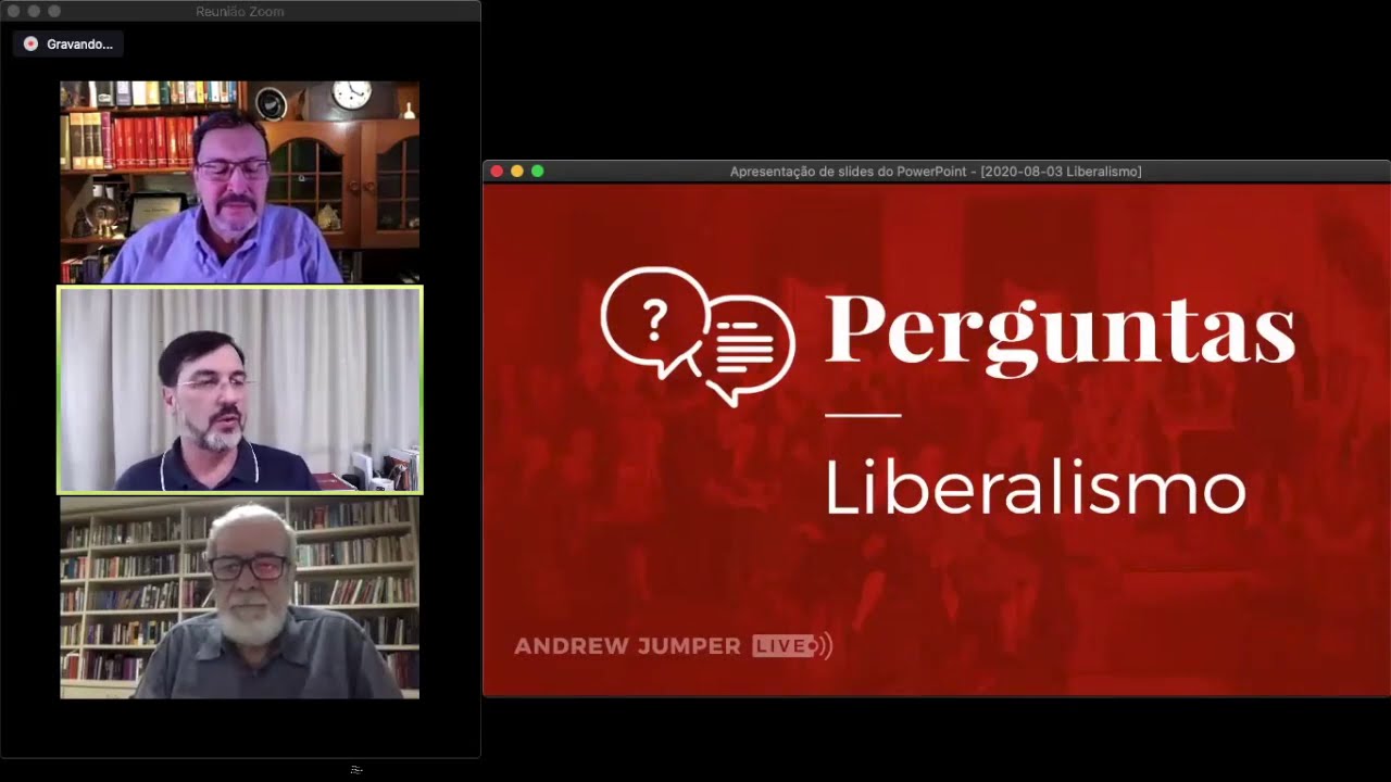 Liberalismo Teológico - Andrew Jumper Live - Augustus Nicodemus, Solano Portela, Mauro Meister