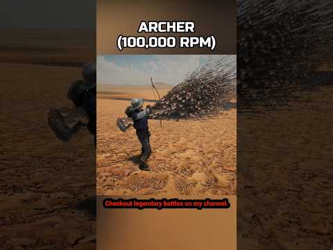 1 SUPER ARCHER VS 10,000 ZOMBIES | Ultimate Epic Battle Simulator 2 | UEBS 2