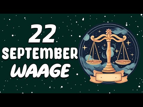 GOTT☢️ DIE ERSTE KARTE, ICH FASTE ZUSAMMEN😨  WAAGE ♎ HEUTE, 22. september 2024