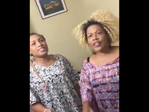 Thalita cipriano cantando com sua mãe 'deise'