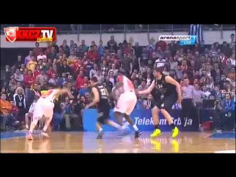 Crvena zvezda Telekom : Partizan 67:77 | Highlights [Superliga 2. kolo | 3.4.2013]