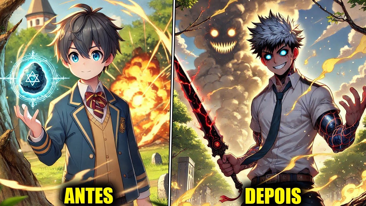 Todos pensam que ele é fraco, mas ele pode derrotar facilmente os mágicos de nível SSS na Academia!