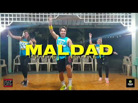 ZIN 85 | MALDAD by : Steve Aoki | Urban Pop | Zumba®️ | MZF CREW | ZIN LAREN SUNGA