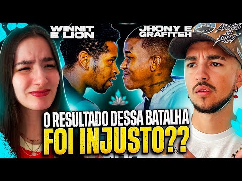 WINNIT E LION X JHONY E GRAFITEH | PRIMEIRA FASE - 400ª BATALHA DA ALDEIA | Apenas um react
