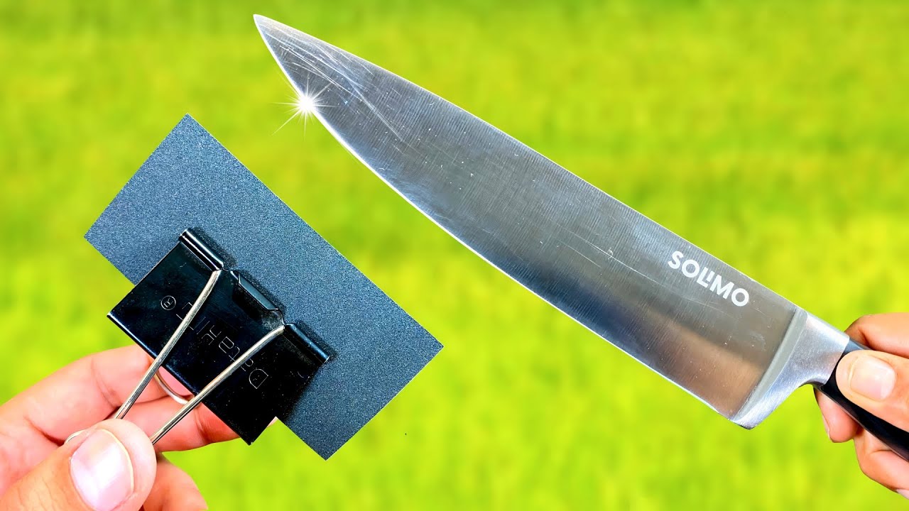 KNIFE Like Razor Sharp in 1 Minute! THIS Tool Works Like Magic
