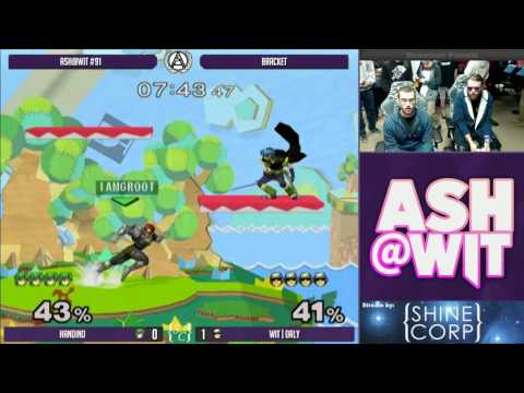 Handino (Marth) vs WIT | ORLY (Falcon) - ASH@WIT #91 Melee Bracket