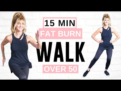 15 Minute FAT BURNING Indoor Walking Workout *Full Body*