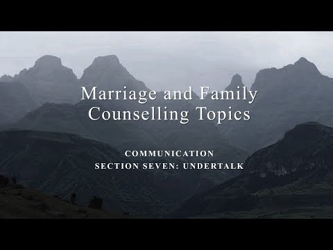 Communication: Undertalk