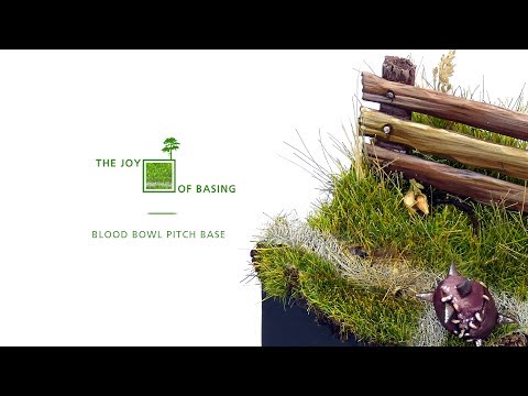 Joy Of Basing - 001 - Earth - Blood Bowl Pitch - BUILDING