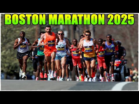 BOSTON MARATHON 2025 FULL RACE ( Maratona de Boston ) Full HD