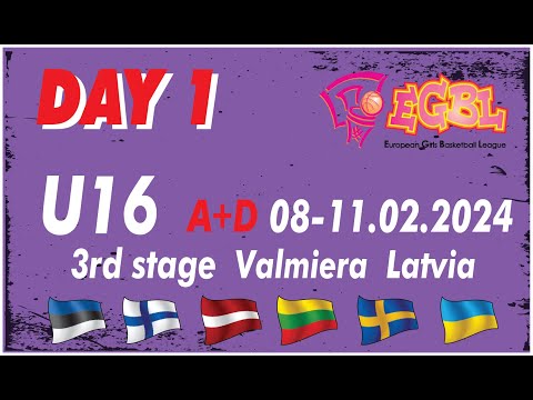 DAY1 A+D 19:30 Ukraine : Blackeberg , Feb 9th | EGBL U16 stage 3  2023/24