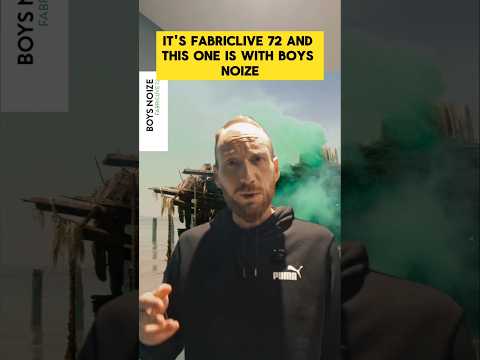 FabricLive 72 – Boys Noize. French electro meets acid techno Certified Weapon #BoysNoize #FabricLive